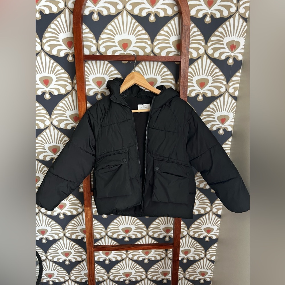 "Chic and cozy girl's jacket for all-day comfort and style."